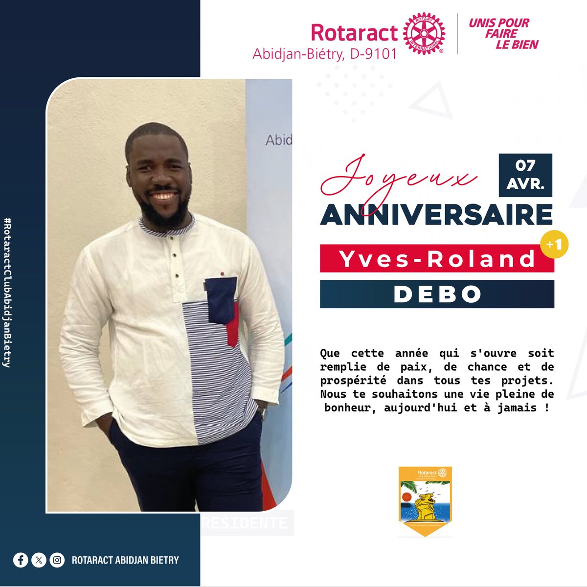 Rotaract Club Abidjan Biétry tweet media