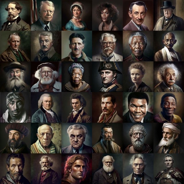 ordinalslegends's tweet photo. 🏆 Revolutionizing history on #Bitcoin
1000 Legendary Figures.
The first digital portraits of history’s greatest figures on Bitcoin.
This is not just art —
it’s a cultural layer of Bitcoin.
👑 Bitcoin Fine Art
#Bitcoin #DigitalArt #Ordinals #BitcoinHistoricalCollection