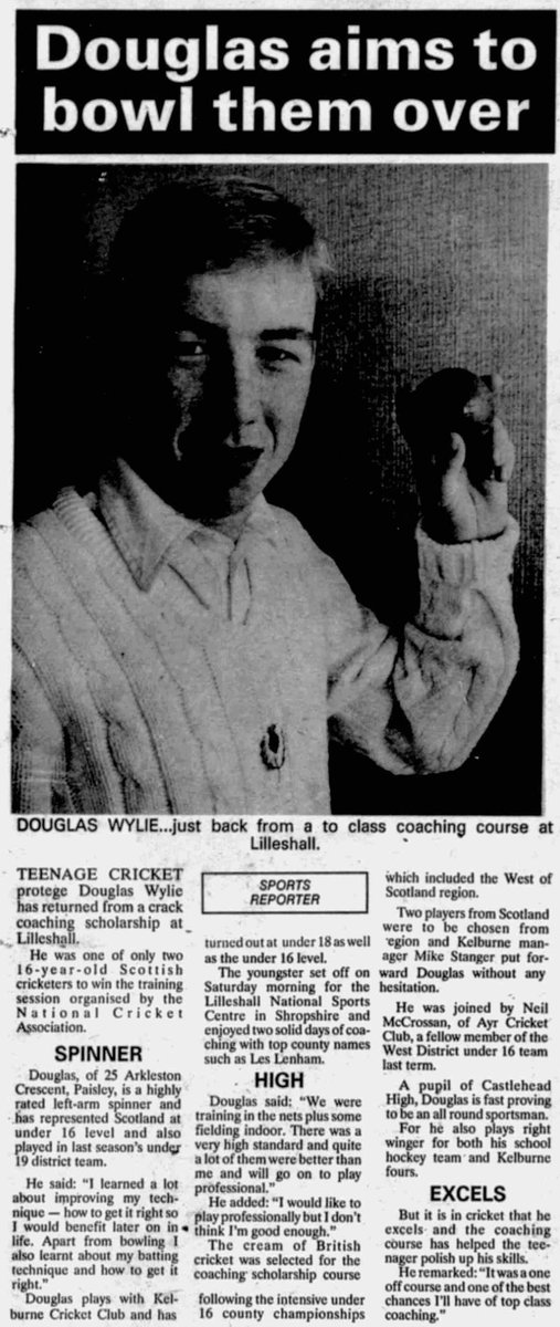 ScottyCricket's tweet photo. A young @dougiewylie1973 @AllAboutKCC @WDCUofficial https://t.co/J4UvAIYCnr
