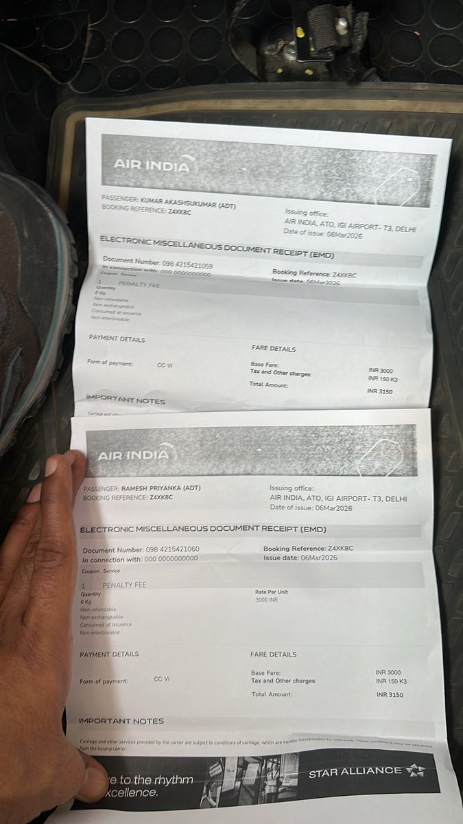 akashskumar's tweet photo. @airindia I still don’t have my refund of Rs 1,000
Please don’t steal my money @airindia https://t.co/ICXnr4Km62