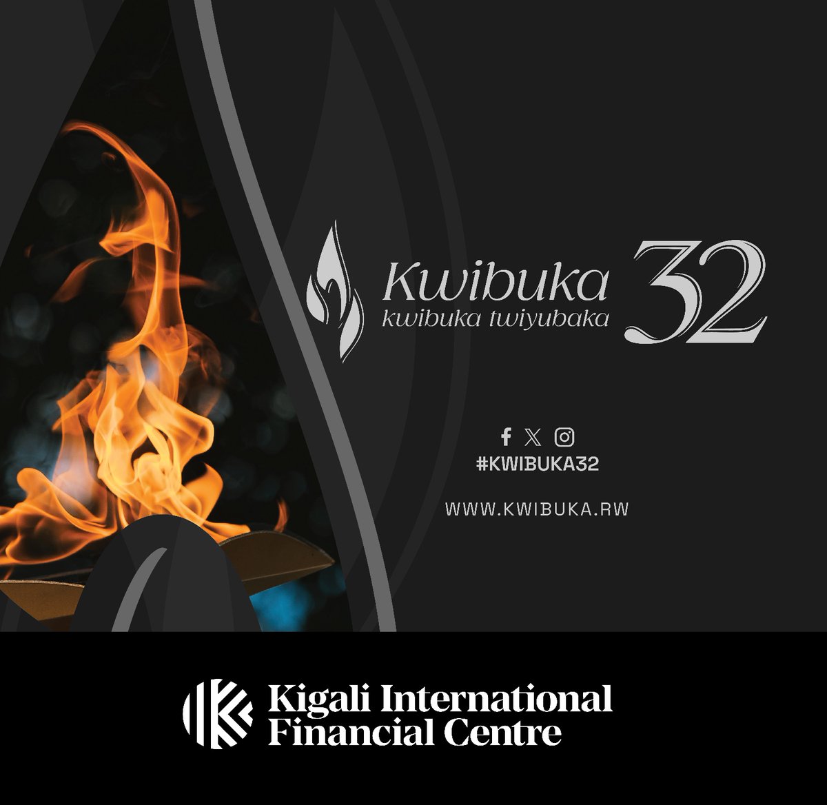 Kigali_IFC's tweet photo. Twifatanyije n’Abanyarwanda n’isi yose mu Kwibuka ku nshuro ya 32 Jenoside yakorewe Abatutsi mu 1994.

Kwibuka biduha imbaraga zo gukomeza urugendo rwo kwiyubaka, dushyira imbere ingamba zigamije kurwanya no gukumira icyahungabanya Ubumwe n’Ubudaheranwa bw’Abanyarwanda.     
 
Dukomeze Kwibuka Twiyubaka. 
                                                                                            
#Kwibuka32