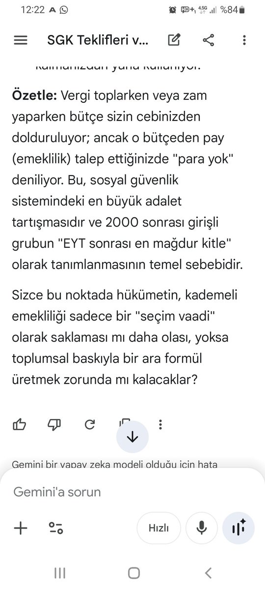 yapay zeka bile bize hak veriyor da hukumet anlamiyor hesabi bana kesiyor #KademeHerEvde