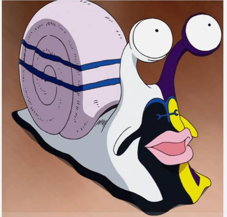 #ONEPIECE  好きのどなたかへ
この電伝虫どのシーンに登場した誰の電伝虫か分かる方教えてください

この電伝虫が分からないんですよね🤔