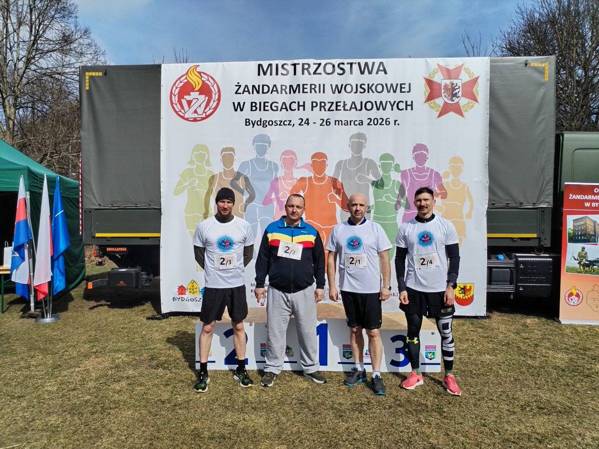 MP_CoE's tweet photo. The NATO Military Police Centre of Excellence participated in the Trial Run Military Police Competition held in Bydgoszcz in March. Our military personnel delivered strong performances in the individual 3000 m and 8000 m races, as well as in the men’s 4×1000 m relay.
#MPCOE https://t.co/8szTzODXDn