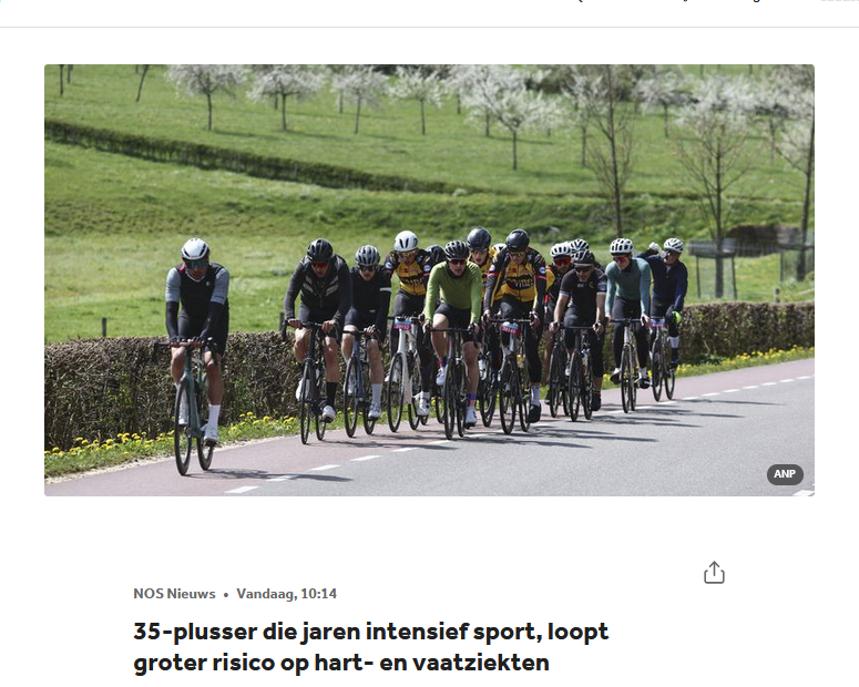 Miss_Royal73's tweet image. Mensen van 35 jaar of ouder die jarenlang intensief #sporten, lopen een grotere kans op specifieke #hart- en #vaatziekten. 😎

En wij maar denken dat zitten het nieuwe roken was.🤡