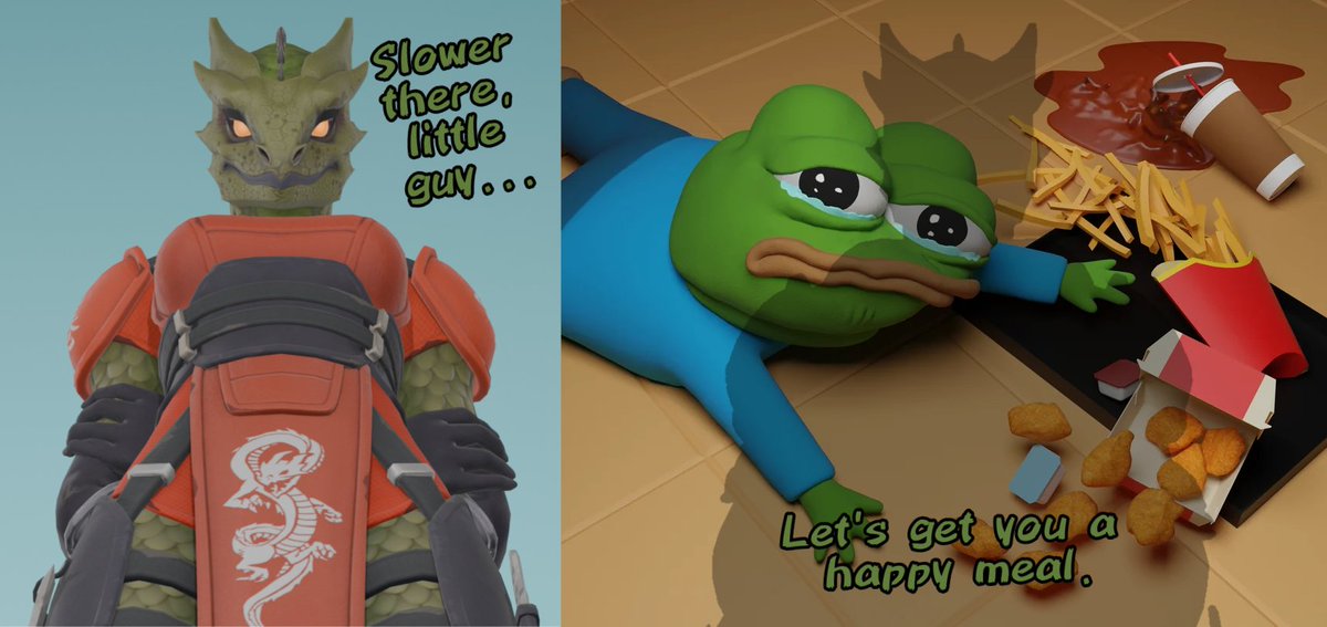 FuelFireFF's tweet image. He didn't pay attention and ran straight into her #Synthesis #Fortnite