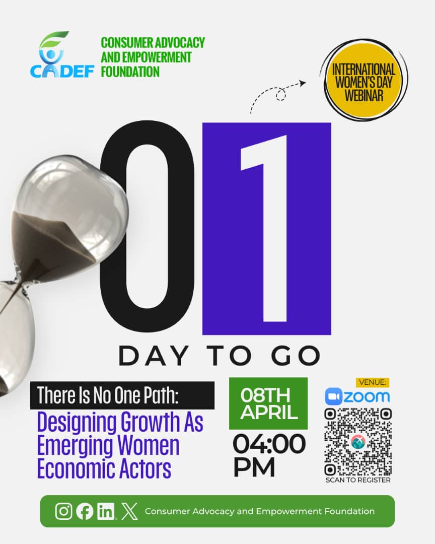 cadef_ng's tweet photo. If you’re a young woman gaining experience and taking on opportunities, but still questioning where it’s all leading or if you’re on the right path, then you shouldn't miss this conversation!
Don’t miss the session!
Register now: https://t.co/sBVivO4ylS
#CADEF #IWD2026 https://t.co/pWfq9Ipfkr