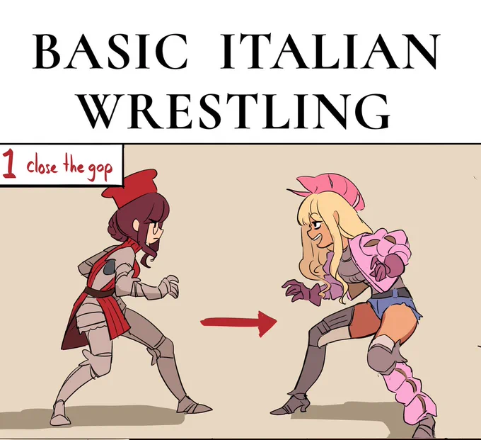 Some authentic and practical wrestling moves. 