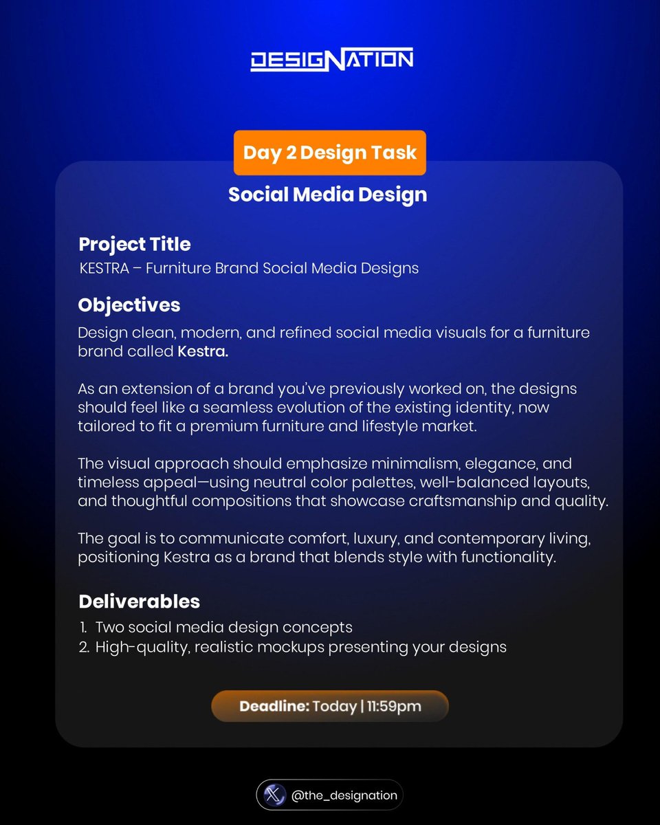 The_DesigNation's tweet image. Day 2 of Social Media Designs 

Quote the post with your designs 🔥