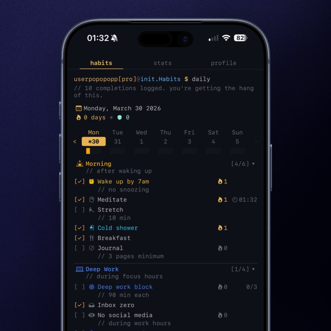 init.Habits tweet media