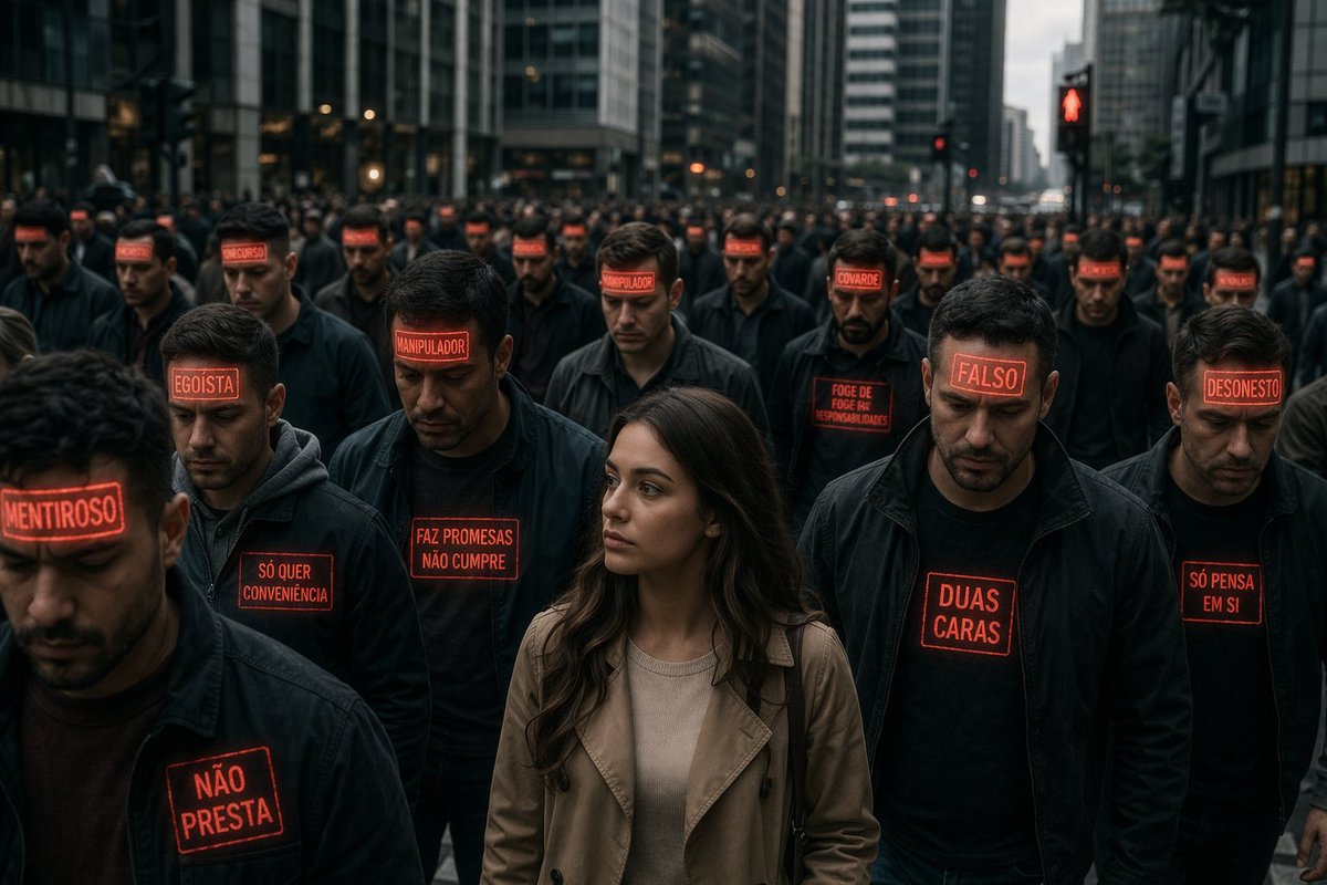 ChelySantana's tweet photo. “A mulher que escolhe um cara desse merece…”

… perguntei ao CHATGPT como seria o mundo se os homens que não prestam viessem marcados. Este foi o resultado: https://t.co/Kk2kItFjSf