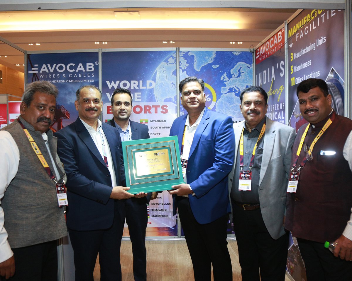 AVOCABCABLES's tweet photo. As Gold Sponsors of PACC 2026, AVOCAB by Chandresh Cables Limited was proud to be at the heart of the conversation in Colombo. Thank you for joining us on this journey!
#AVOCAB #ChandreshCables #PACC2026 #InfrastructureInnovation #GoldSponsor #BuildingTheFuture #ColomboConclave https://t.co/pXRg9bDms9