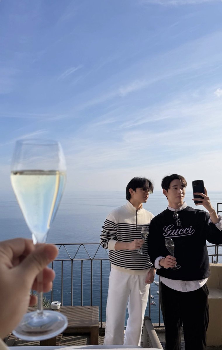 Beer tastes better when the view’s this good and the company’s this clingy.