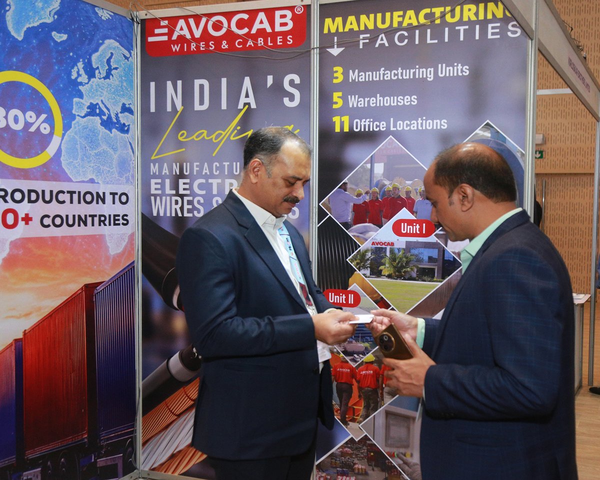AVOCABCABLES's tweet photo. As Gold Sponsors of PACC 2026, AVOCAB by Chandresh Cables Limited was proud to be at the heart of the conversation in Colombo. Thank you for joining us on this journey!
#AVOCAB #ChandreshCables #PACC2026 #InfrastructureInnovation #GoldSponsor #BuildingTheFuture #ColomboConclave https://t.co/xLo8ODsmrL