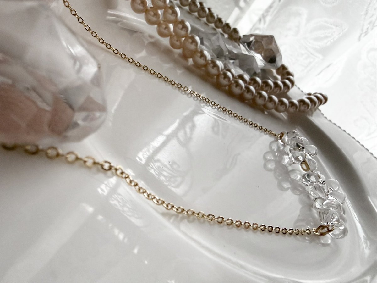 wagahaisan_vrc's tweet image. ぶりんぶりん。

今日寒かったから、クリアパーツで
つくったよ⿻*.

綺麗だね

#handmadeaccessory