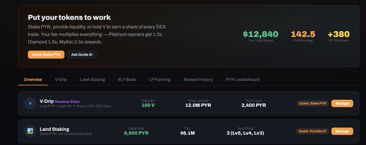 VulcanForged's tweet photo. GM if you’re a:

• CEX or DEX user
• Web3 gamer
• DeFi user
• NFT guy

It’s all coming together on one Vulcan platform.

VulcanX. https://t.co/Efkc2OXKpJ