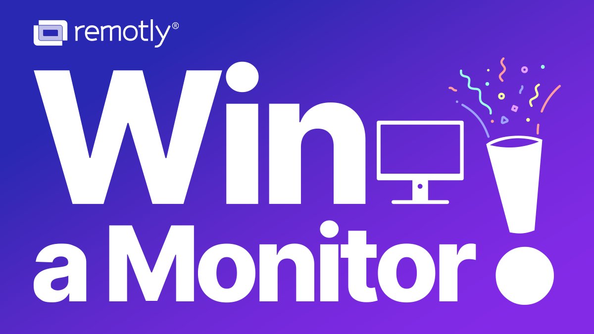 RemotlyApp's tweet photo. Win a monitor! Share a post from our NAB Show booth, tag us and you could take home 1 of 4 🖥️🖥️🖥️🖥️ amazing monitors after the exhibition:
2× Gaming Monitors – OLED, 27”, 1440p, 280Hz
2× Pro Monitors – 27”, 4K, color accurate

👉 Check out the contest rules at: https://t.co/tykEoU5oUq

#Remotly #NABShow #NABShow2026 #LasVegas
