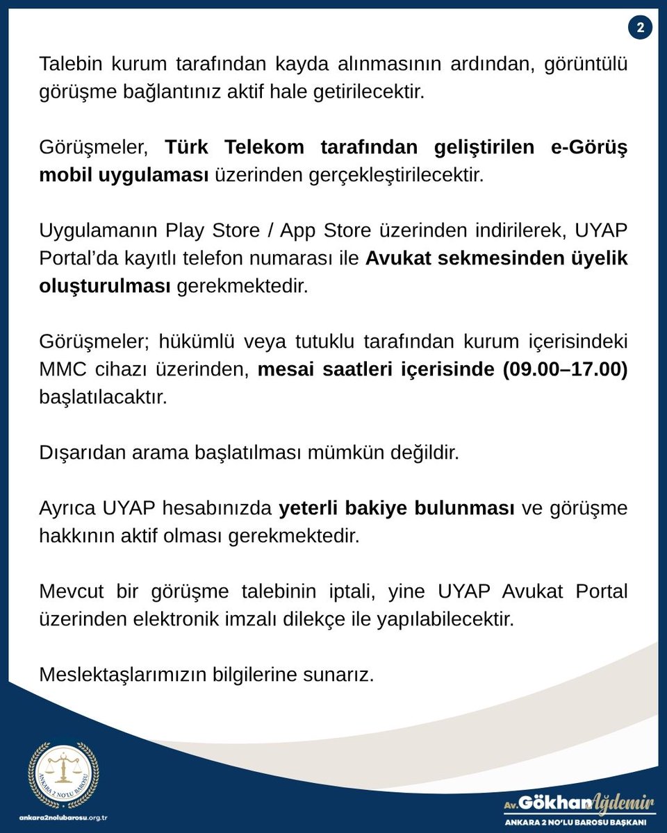 Ankara 2 No'lu Barosu tweet media