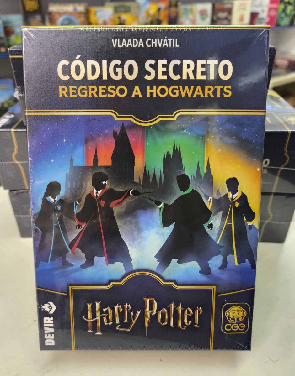 💥NOVEDAD 💥
Ya tenemos disponible el nuevo CÓDIGO SECRETO #HarryPotter que además incorpora nuevas mecánicas de juego
👉lamaquinadeltemps.com/juegos-de-mesa…

#Badalona