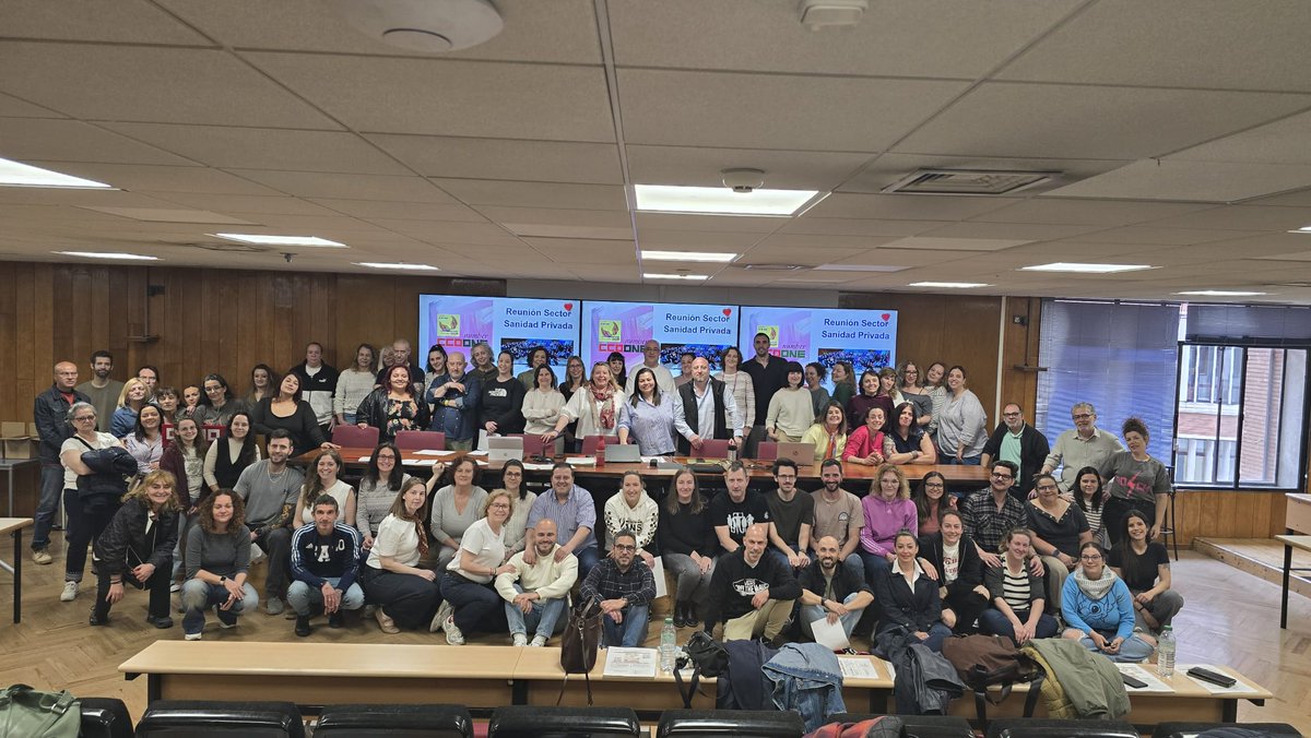 🔴 Asamblea de delegados/as de Quirón 🔴

Organizando, compartiendo y reforzando la acción sindical para defender nuestros derechos 💪

#CCOOSeMueve

<a href="/zupo21/">Mariano Martín ✊</a> <a href="/sanitarioccoo/">Samuel</a>