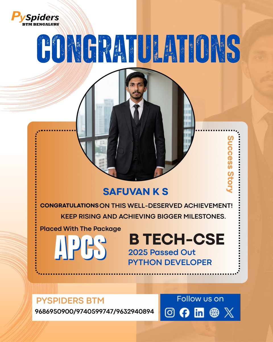 QSpiders, JSpiders & PySpiders BTM Layout tweet media