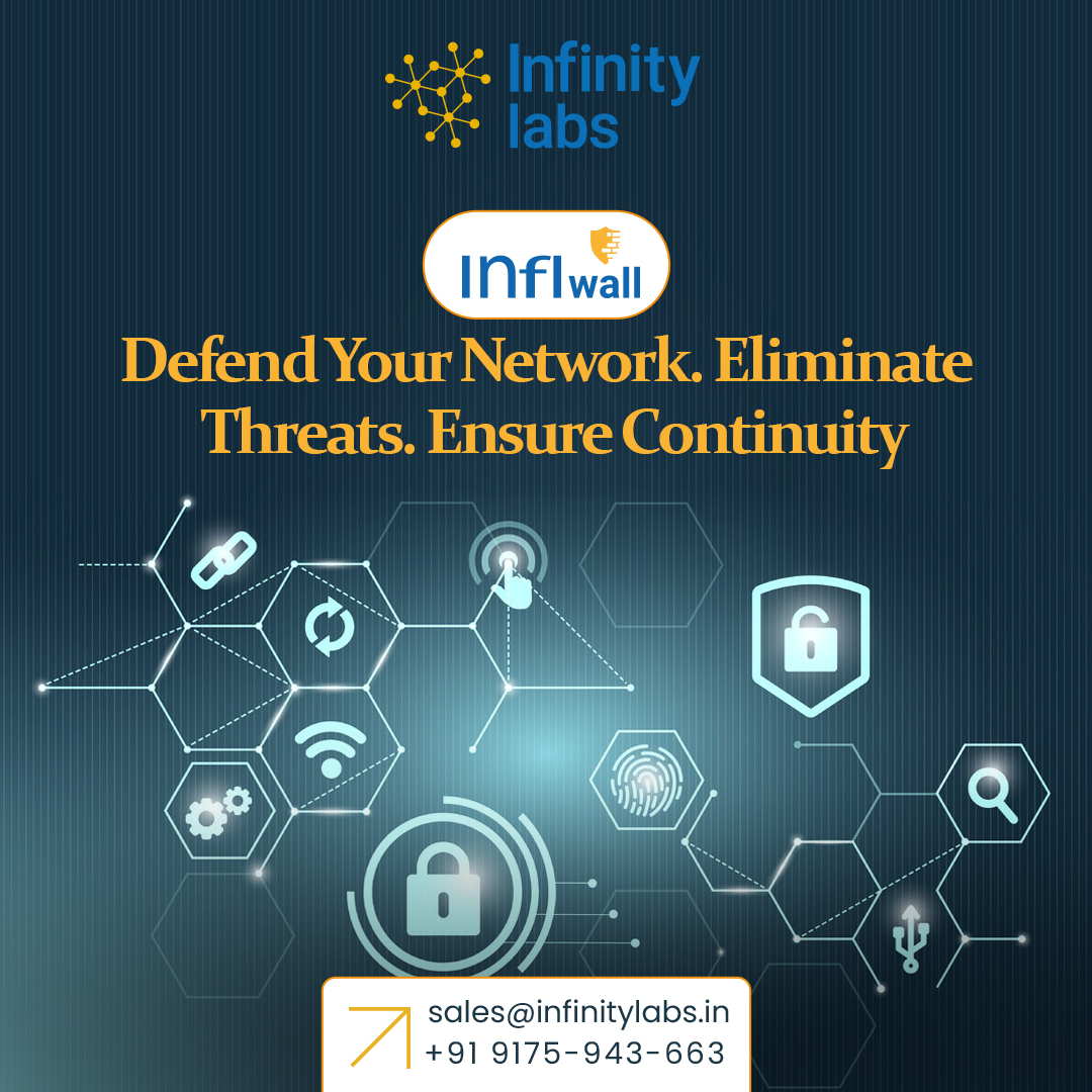 InfinityLabsIN's tweet photo. Defend Your Network. Eliminate Threats. Ensure Continuity- Infiwall

For more details, please visit the link: https://t.co/dvi75Q1qMM

#NetworkSecurity #DataProtection #nextgenerationfirewall #networkvisiblity #Infiwall #ITSecurity #firewall #CyberSecurity #Infinitylabs https://t.co/wQe8TbLlWT