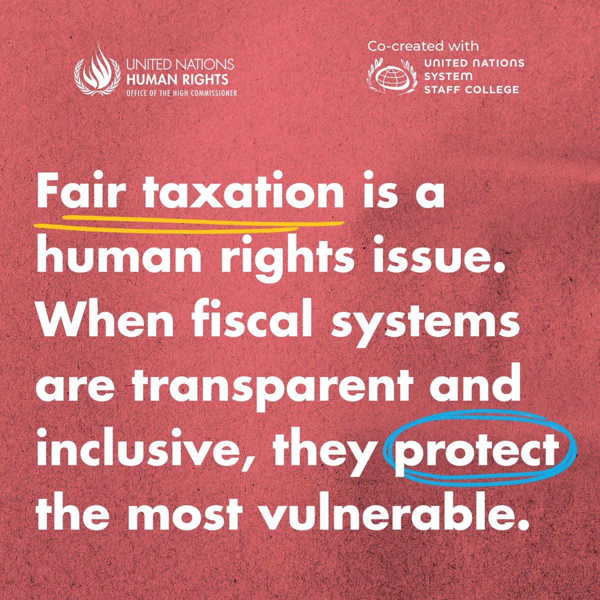 UNHumanRights's tweet photo. Tax policy = power. Who does it serve?

In Brazil, it’s being used to fight extreme inequality.

Poliana Garcia Ferreira breaks down how:
- Progressive taxation can reshape opportunity
- Global cooperation is key in a borderless economy
- Fiscal policy can advance human rights

A Human Rights Economy demands fair taxation — at home and globally. Tune in now.

Spotify: https://t.co/6eMzdRLidF
Apple Podcast: https://t.co/kws2TTEsWx

#HumanRightsEconomy #TaxJustice #EconomicInclusion #GlobalGovernance #PublicFinance #Podcast
