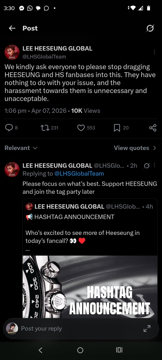 grandpahoonie's tweet photo. Thank you for showing your true colours. So much for a big fanbase of HEESEUNG, huh? When you can't even see how he is being treated like a prisoner.
Just know the fact that I don't wanna see you celebrating with us whe we bring HEESEUNG back. You better go radio silent https://t.co/xg8ZDoXV5f