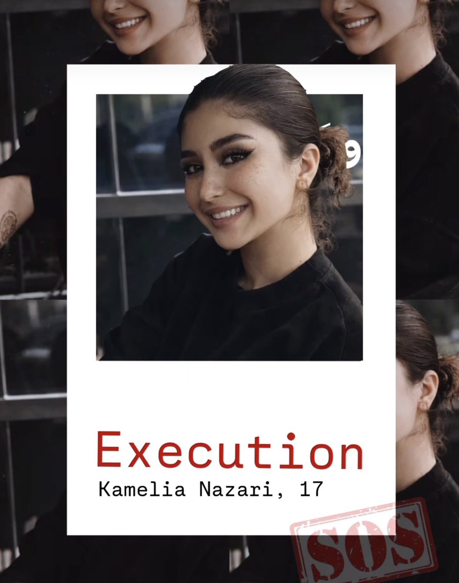 pesare_Shahh's tweet photo. Be the voice of #Kamelia_Nazari. She is only 17 years old and is imprisoned in Adelabad Prison in Shiraz, awaiting execution. 🆘📣🆘
@hrw @UNHumanRights #DigitalBlackOutIran‌ #KingRezaPahlavi‌ForIran https://t.co/9uEEbOFVlm