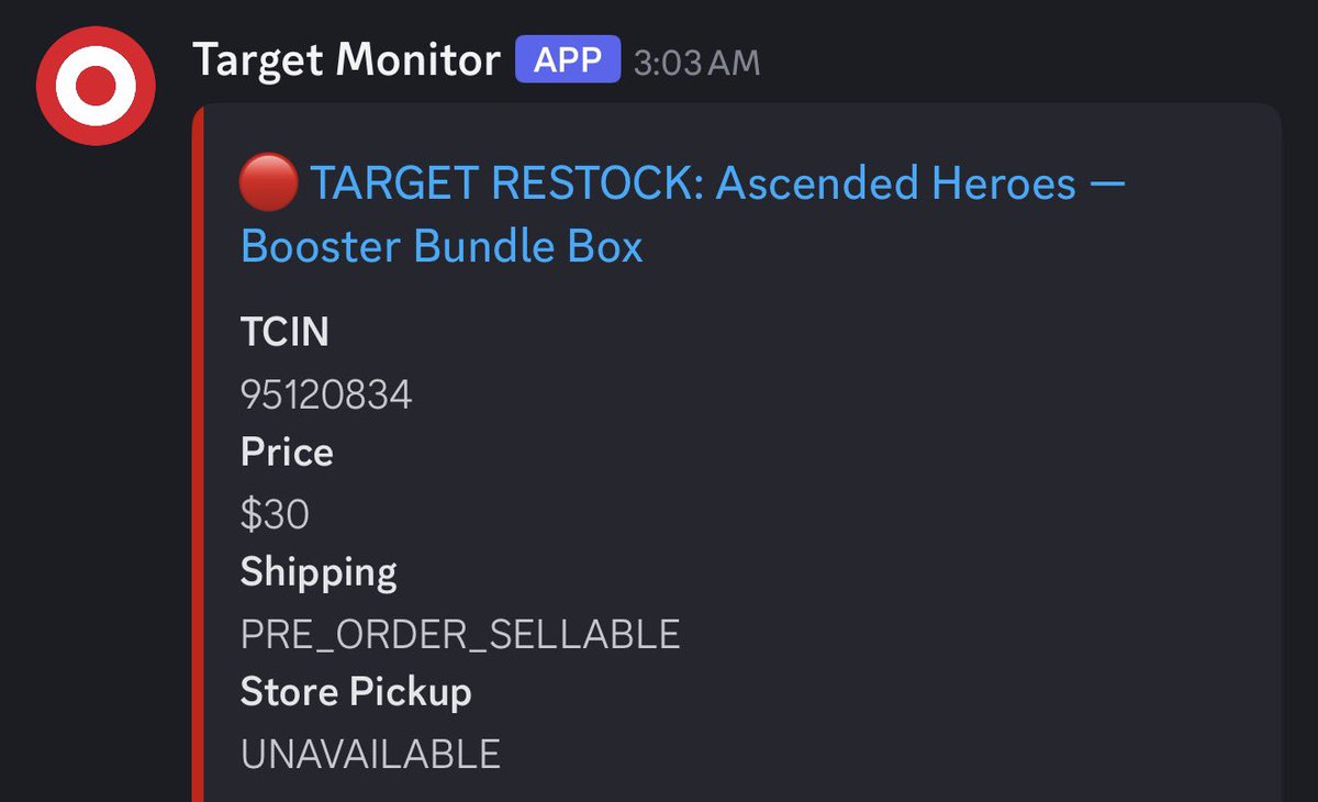 Restock Time tweet media