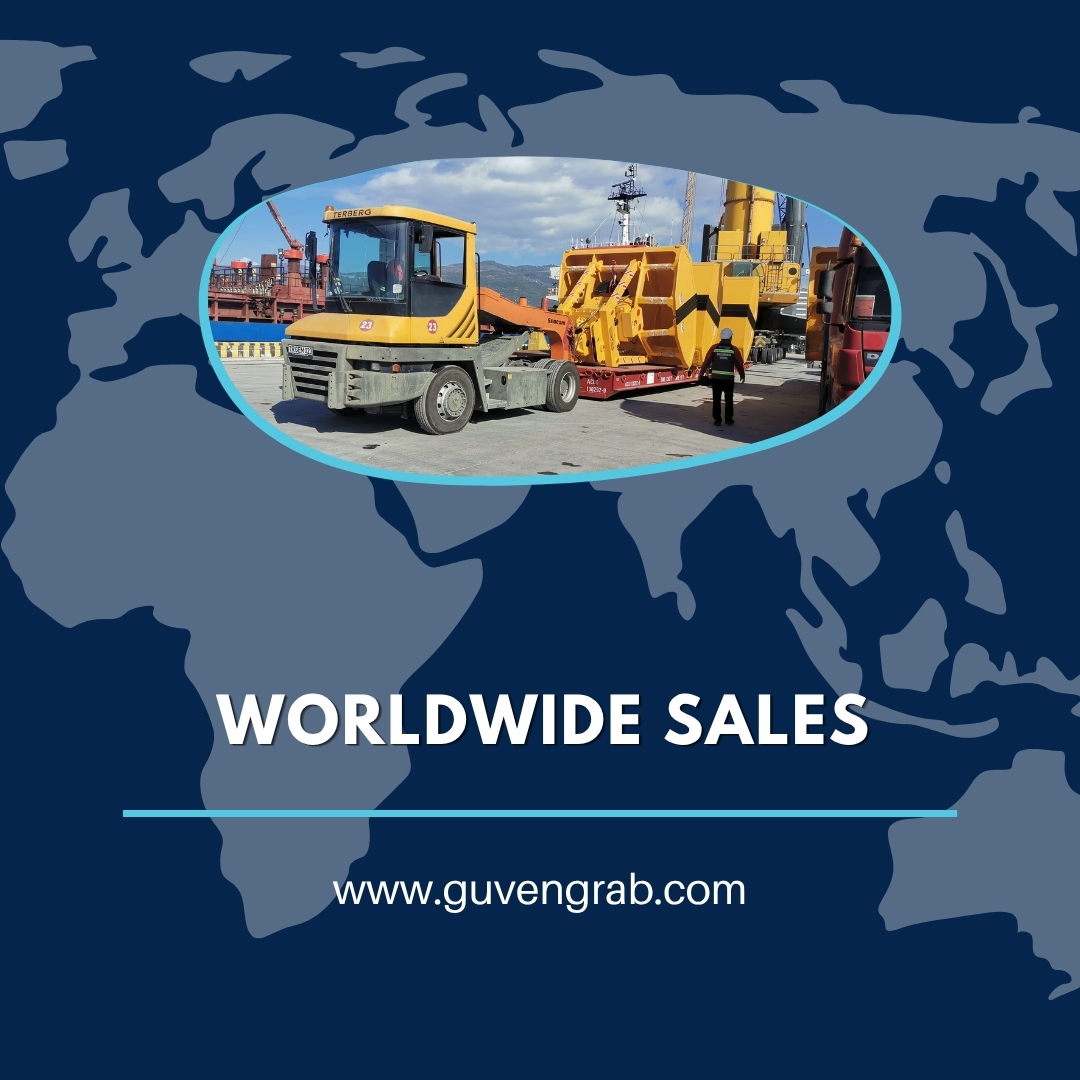We're more than a #manufacturer, we're a #worldwide #solution partner in bulk cargo handling. With over 15000 grabs supplied to more than 124 countries, our name has become recognized across mercantile vessels, ports, terminals and crane operations around the world. #GuvenGrab