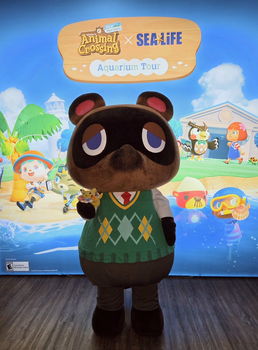 Furby_Snuggles's tweet photo. ⚡️ Pikachu visits Sea Life x Animal Crossing 🐟 
#Pokémon https://t.co/H7CkTfjrY4