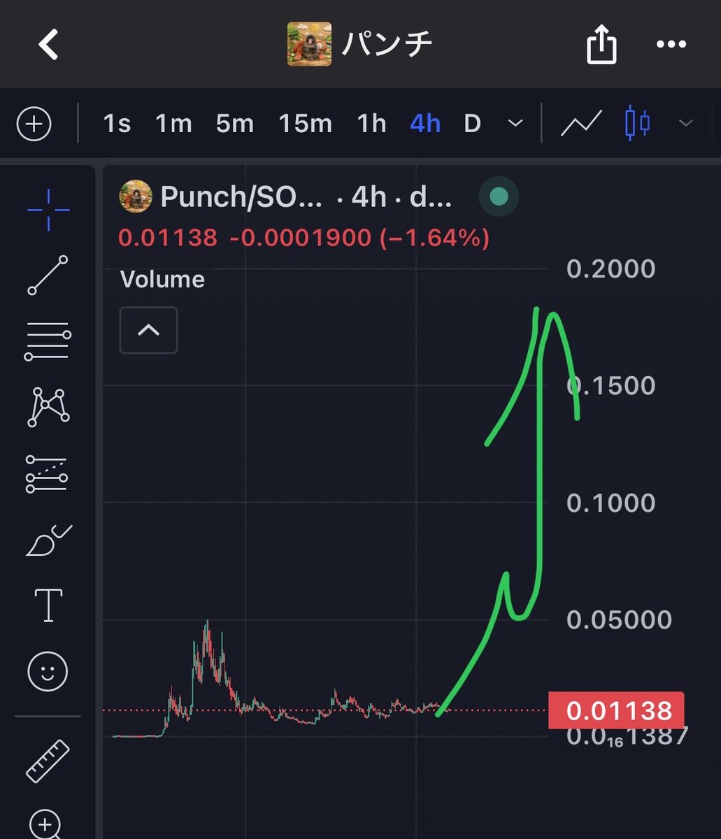 Bakerrzzz's tweet photo. It’s about that time $PUNCH is about to do numbers!! https://t.co/Kt03Av5obK