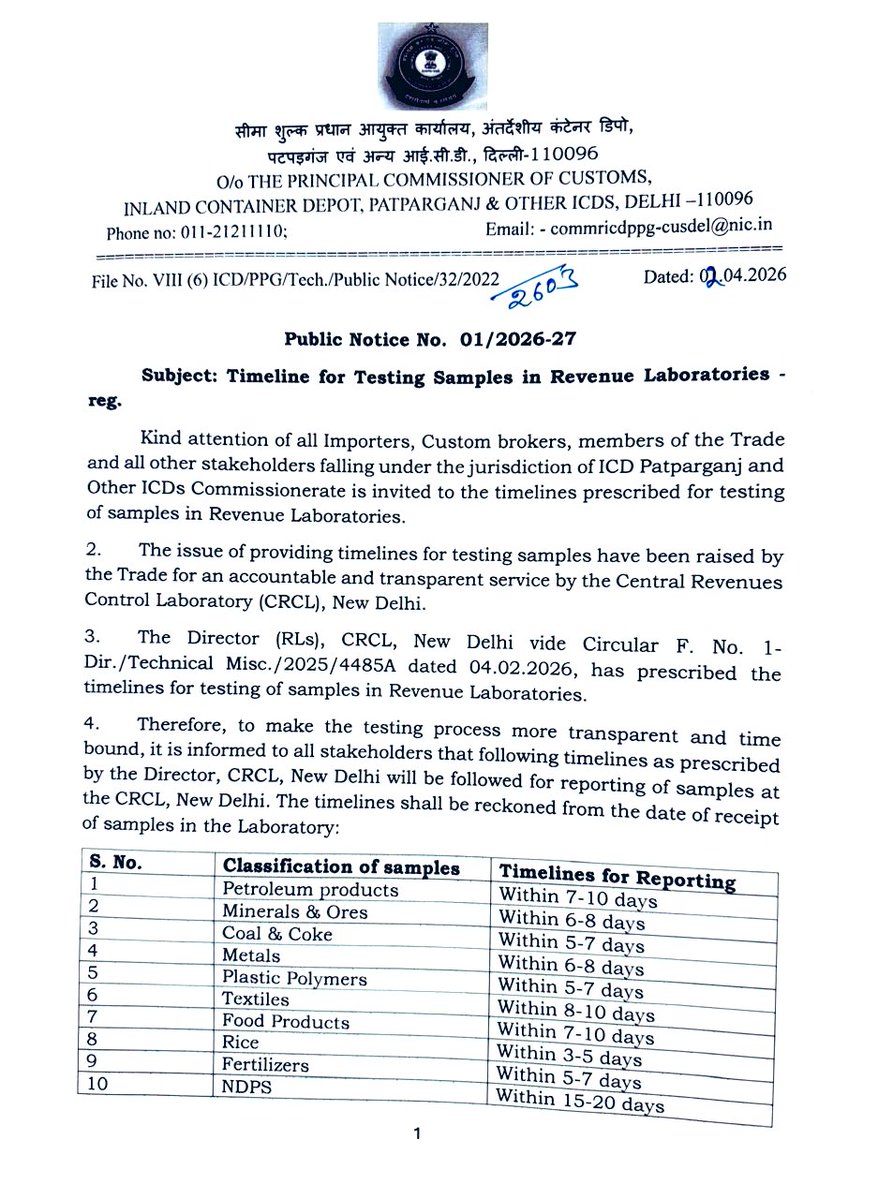 ICD Patparganj & other ICDs tweet media