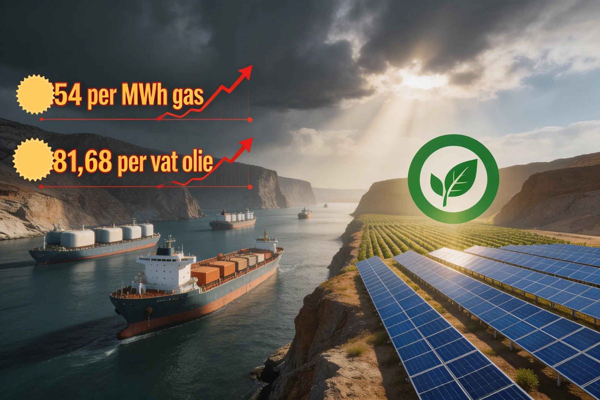 PotsSlim's tweet photo. 🚨 Energieprijzen 2026: €50–55/MWh, gasvoorraad <5%. Wat nu?

Vast contract? Max. 1 jaar. Dynamisch? Profiteer van dalingen (zonnepanelen/batterijen). Bespaar met isolatie &amp; slimme apparaten.

#Energie #PotsSlim

🔗 Meer info: https://t.co/iMOIJxgR4s https://t.co/tVLUhnm7pY