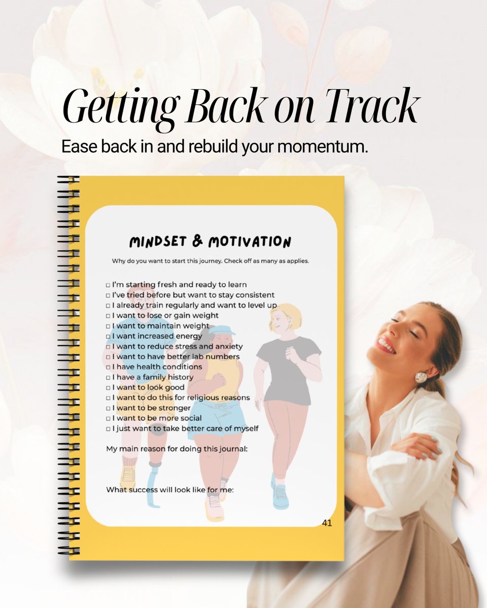 DeborahMar35329's tweet image. This journal was created for every stage of your journey.

 • Starting fresh
 • Rebuilding your routine
 • Improving your current lifestyle

amazon.com/dp/B0F64M87S9?… 

#FitnessForEveryone #BeginnerFriendly #WellnessJourney #HealthyLiving #AllLevelsWelcome