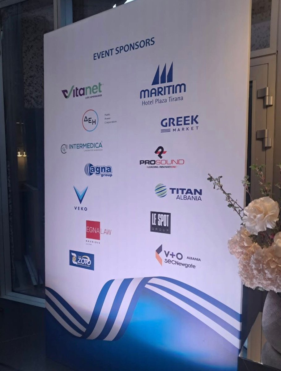 Η Πρεσβεία της Ελλάδας στην Αλβανία τίμησε την 205η επέτειο της Ελληνικής Επανάστασης 🇬🇷 του 1821, την Τετάρτη 25 Μαρτίου 2026, στο ξενοδοχείο Maritim Plaza, Τίρανα.

Τη δεξίωση τίμησαν με την παρουσία τους ο Μακαριώτατος Αρχιεπίσκοπος Δυρραχίου, Τιράνων και πάσης Αλβανίας, κ.