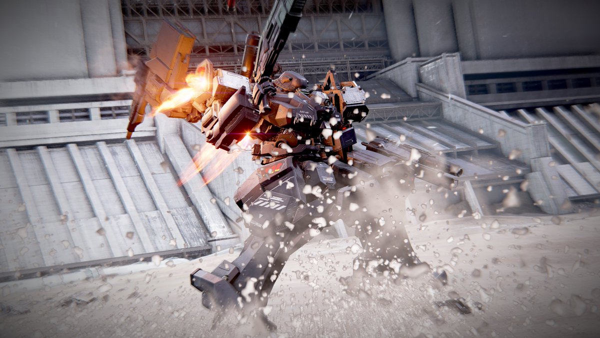 Melt_Down222's tweet image. 肩の「軍警」のデカールは
適当垢@aPf5oCACGM68078 さんに作っていただきました！ありがとうござます！
複雑な文字デカールを精巧に作り上げる腕前には脱帽です…
#AC6写真部 #アーマードコア6 #AC6