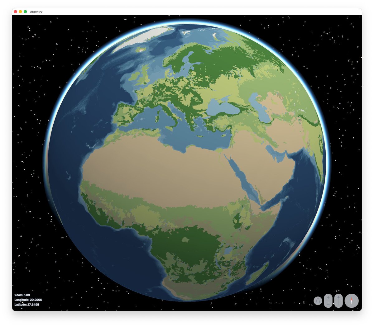 Side project update: my globe built with Claude in C/WebGPU/WASM can now serve and render custom tiles that include DEM-derived meshes and vector layers from Overture Maps... YOLO mode can brings you quite far