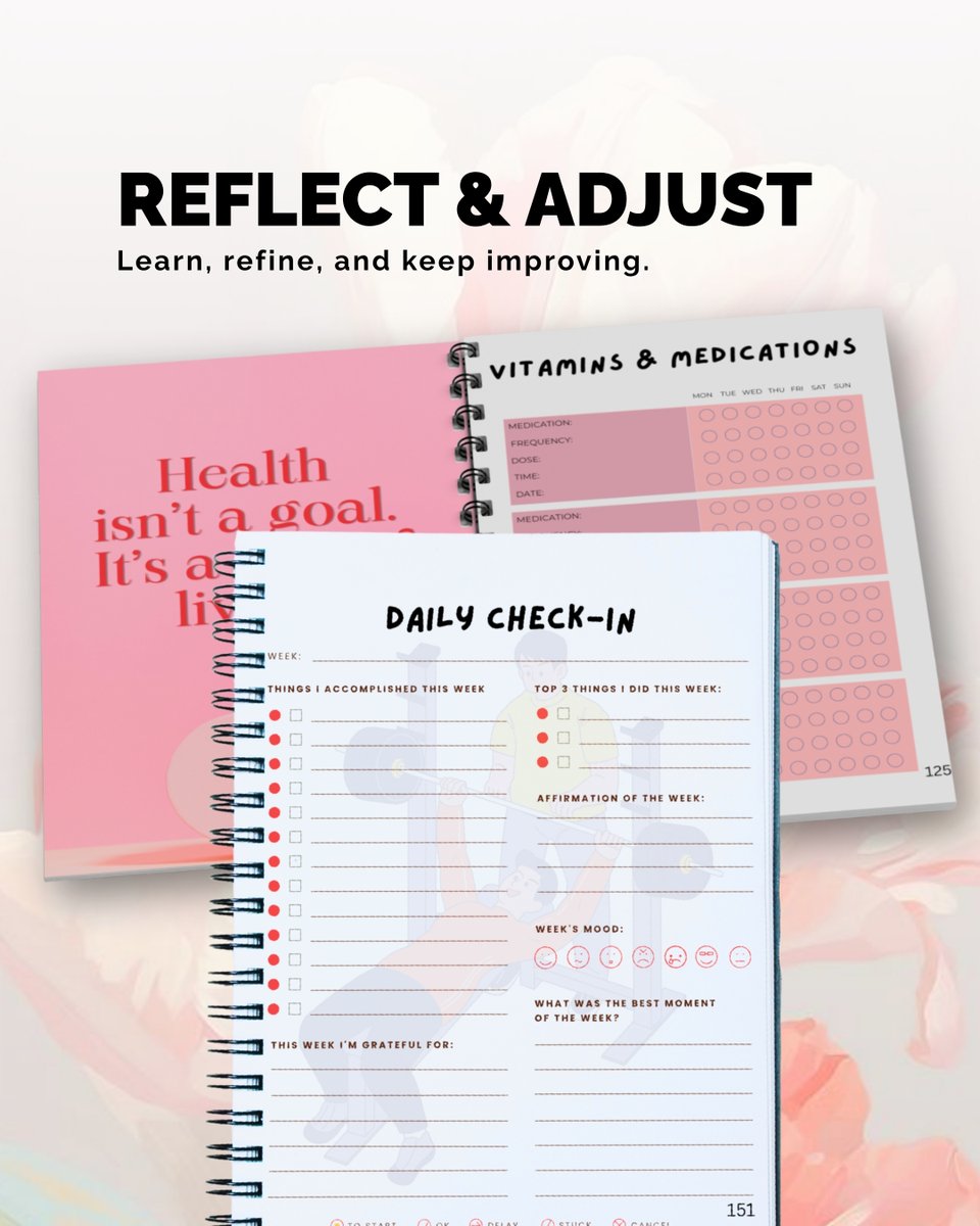 DeborahMar35329's tweet image. This journal helps you:
 • Define what you want
 • Track your progress
 • Stay accountable
 • Reflect and adjust

amazon.com/dp/B0F64M87S9?… 

#GoalSetting #TrackYourProgress #FitnessGoals #WellnessTracking #SelfDiscipline