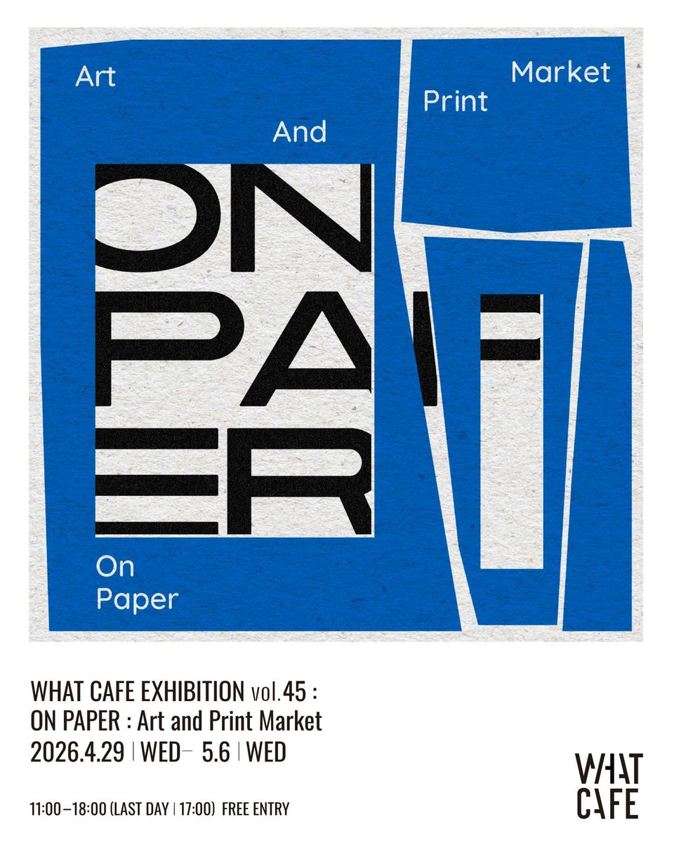 GalleryYukihira's tweet photo. 【お知らせ】
WHAT CAFEで開催される「WHAT CAFE EXHIBITION vol.45：ON PAPER：Art and Print Market」に出展いたします。
■弊廊展示作家
きゃらあい、げこる、齊藤拓未、さめほし、筒井文那、濱田むぎ
■会期：2026年4月29日（水・祝）-5月6日（水）
https://t.co/alFVJRMy1N https://t.co/GhkCcRNaN2