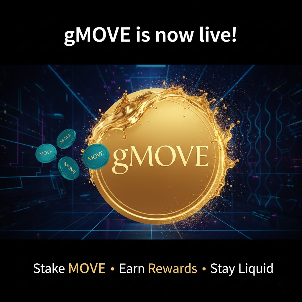 Yannn1993's tweet image. gMOVE is now live on @movement_xyz 

Stake your MOVE tokens and instantly receive gMOVE - the official liquid staking token

Earn staking rewards while keeping your MOVE fully liquid and usable in DeFi

No lockups. Real yield

Start here: staking.movementnetwork.xyz

#gMOVE #Movement