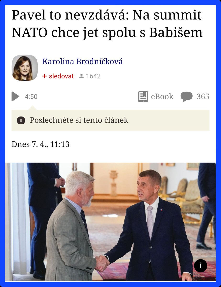 Peťulína Markvartová tweet media