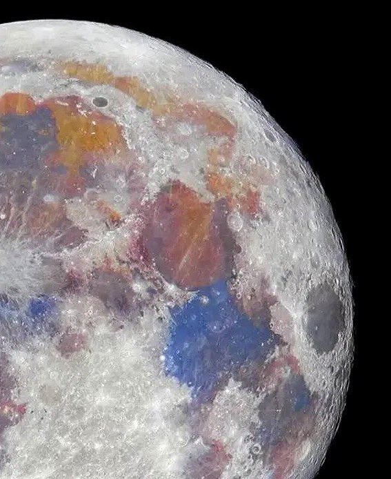 thecamponesa's tweet image. a parte mais linda disso tudo foi descobrir que a lua é colorida. encantador. 
#nasa #lua #moonlight