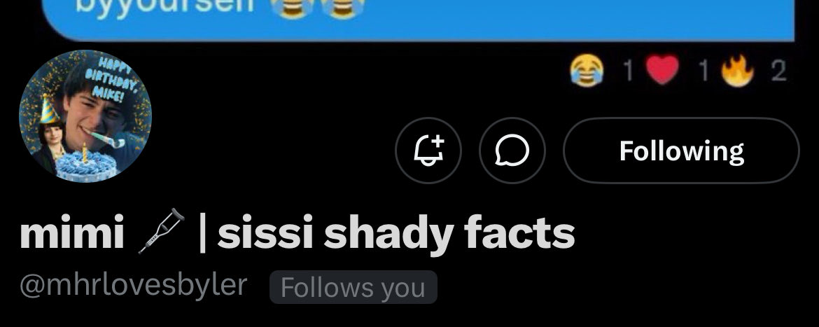 sissi ✿ mar n mimi shady facts tweet media