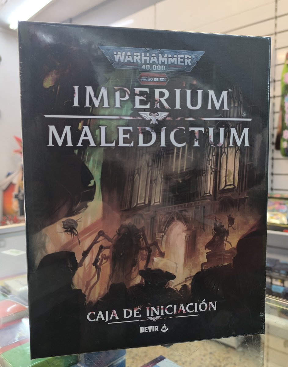 🎲NOVEDAD #Rol 📚
Ya tenemos disponible la nueva CAJA INICIO #Warhammer 40k. Todo lo que necesitas para empezar tu aventura
👉lamaquinadeltemps.com/78-libros-de-r…

#Badalona