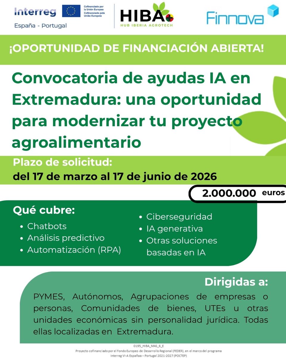 Hub Iberia Agrotech (HIBA) EU tweet media