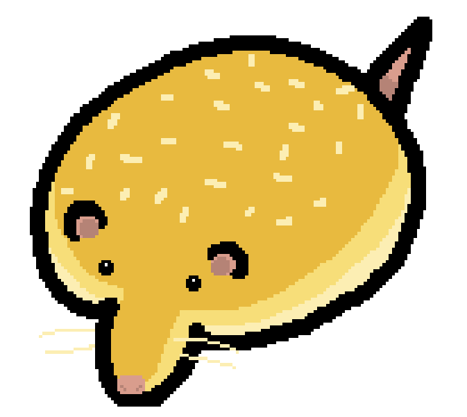 PigeonGod39's tweet image. Daily Rats for no reason

Day 642: Bun Rat #rat #pixelart