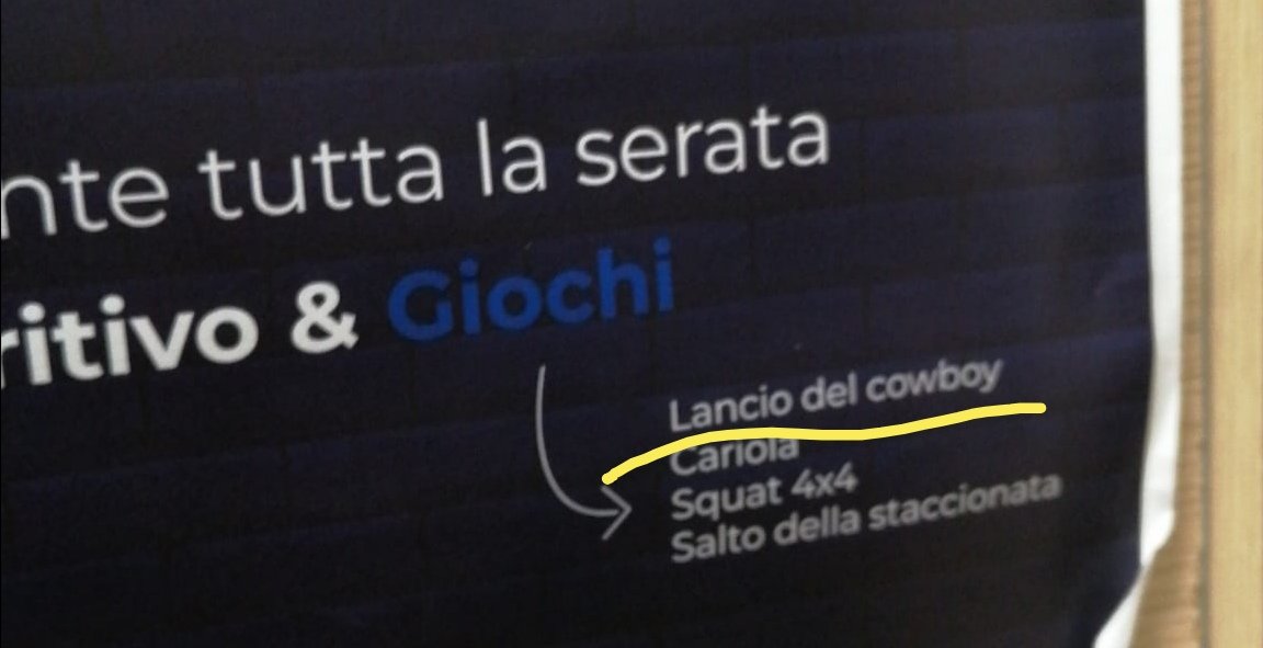 WarcomMorte's tweet photo. C'è una palestra che organizza sempre giochi che non mi piacciono. https://t.co/7TEuj0Fuaz