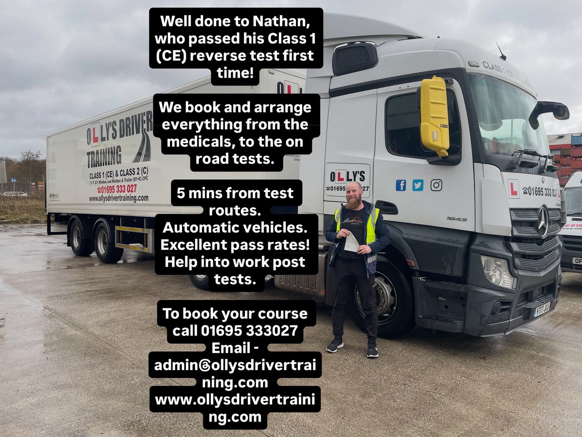 Olly's HGV & PCV Driver Training Ltd tweet media
